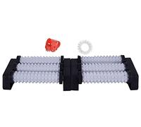 NETCLUB Rouleau d'acupression pour les pieds Acu Foot Roller Double avec coussinet de pouce Anneau Sujok Masseur d'acupression