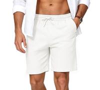 Neteson Short Homme Été Bermuda Léger Pantalon Court Shorts de Plage | Casual Décontracté Respirant Respirant