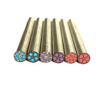 NETFEN Rivets, Rivets À Broches De Mosaïques De Remplissage en Résine Colorée De 6 Mm, for Matériel Décoratif De Poignée De Couteau 1PCS (Color : Blue)