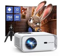 【Netflix/Android TV & Auto Keystone】 Vidéoprojecteur 4K, 28000 Lumens Focus Électrique Projecteur Vidéo WiFi6 Bluetooth 1080P Full HD, Rétroprojecteur Portable Zoom 50% Home Cinéma 300"[avec Trépied]
