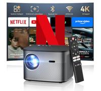 [Netflix Certifié/35000LM] Vidéoprojecteur 4K Android 13.0 Auto Focus/Correction trapézoïdale Vidéoprojecteur Intelligent Full HD 1080P WiFi Bluetooth Projecteur Home Cinéma