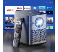 [Netflix Certifié/Auto Focus/Keystone] NX3 Vidéoprojecteur WiFi FHD 1080P, avec Système Netflix, Dolby Audio, HDR10 HLG Supporté, 15000L Rétroprojecteur Portable Etièrement Sellé Home Cinéma