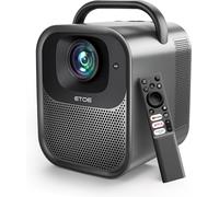 [Netflix Certifié¿Dolby Supporté] Vidéoprojecteur Google TV Intégré, Projecteur Home Cinéma 1000ANSI/1080P FHD/Auto Focus/Keystone/10Wx2 Haut-parleurs/5G WiFi&BT 5.1, ETOE Seal Pro - Noir