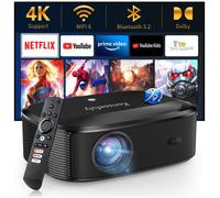 【Netflix Certifié】Vidéoprojecteur 4K Supporté 1080P Native Full HD-Auto Focus Keystone-Dolby- WiF Bluetooth Projecteur Konsoefuly ®