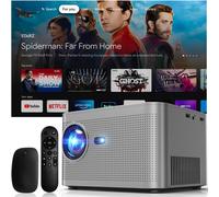Netflix/Dolby Audio Vidéoprojecteur 4K Ultra Avec Wifi Et Bluetooth Projecteur 36W Haut-Parleurs 1080P 4K Fhd 3000 Lumens Voice Asst Auto Keystone Focus Motorisé Tv Stick/Tv Box/Usb/Ps5[X59]