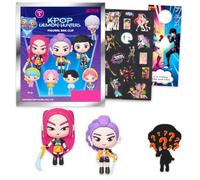 Netflix Ensemble de sacs aveugles Kpop Demon Hunters - Ensemble avec clip de sac figurine Feturing Huntrix et Saja Boys Plus autocollants, plus | Figurine mystère Kpop Demon Hunters pour enfants