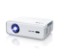Netflix intégré Aurzen Eazze D1 4K Mini Vidéoprojecteur Intelligent 5G WiFi Bluetooth, Auto Focus/Keystone, Audio Dolby, Blanc