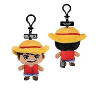 Netflix One Piece Porte-clés en peluche Luffy Taille unique 1 pc Collection de marchandises authentiques Cadeau pour les fans