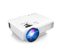 【Netflix Ready】Mini projecteur PANSEBA intelligent avec HD 1080p, WiFi 5G et Bluetooth 2 voies, projecteur de film extérieur portable pour téléphone/ordinateur portable/jeux