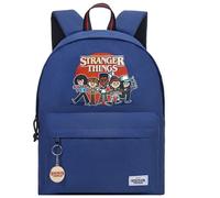 Sac à dos - NETFLIX - Stranger Things Gang - Bleu - Matériaux durables - Style rétro et moderne