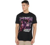 Netflix Stranger Things Eddie Munson Homage 86 T-Shirt Unisexe, Noir, 3XL