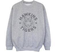 Netflix - "Stranger Things Hawkins" Sweat-shirt pour garçon BI33512 (140-146) (Gris)