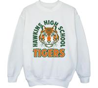 Netflix - "Stranger Things Hawkins" Sweat-shirt pour garçon BI33513 (140-146) (Blanc)