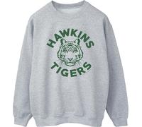 Netflix - "Stranger Things Hawkins Tigers" Sweat-shirt pour homme BI45091 (L) (Gris)