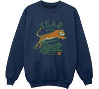 Netflix - "Stranger Things Hawkins Year of The Tiger 86" Sweatshirt für Jungen BI33497 (140-146) (Marine blue)
