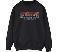Netflix - "Stranger Things" Sweat-shirt pour femme BI36032 (XXL) (Noir)