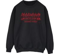 Netflix - "Stranger Things" Sweat-shirt pour femme BI36216 (L) (Noir)
