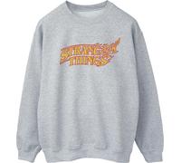 Netflix - "Stranger Things" Sweat-shirt pour femme BI36237 (XL) (Gris)