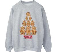 Netflix - "Stranger Things" Sweat-shirt pour femme BI36341 (L) (Gris)