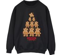 Netflix - "Stranger Things" Sweat-shirt pour femme BI36341 (XXL) (Noir)
