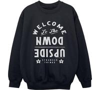 Netflix - "Stranger Things Welcome To The Upside Down" Sweat-shirt pour garçon BI33681 (128) (Noir)