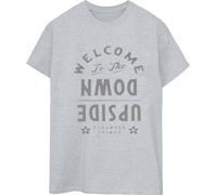 Netflix - "Stranger Things Welcome To Upside Down" T-shirt pour femme BI44183 (3XL) (Gris)