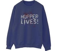 Netflix - Sweat-shirt pour femme "Stranger Things Live" BI35914 (M) (Bleu marine)