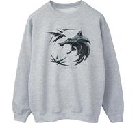 Netflix - "The Witcher" Sweat-shirt pour femme BI41669 (L) (Gris)