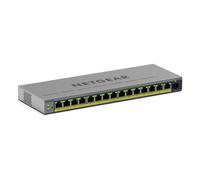 Netgear : 16PT GB PLUS SWCH W/ POE+ (GS116EPP)