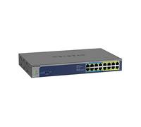 NETGEAR (GS516UP)Switch Ethernet PoE 16 ports Gigabit (10/100/1000), switch RJ45 avec 8 ports PoE+ et 8 ports PoE++ @ 380 W, Silencieux, bureau/rack et protection à vie ProSAFE