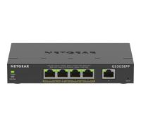 NETGEAR 5-Port Gigabit Ethernet High-Power PoE+ Plus Switch (GS305EPP) Géré L2/L3 Gigabit Ethernet (10/100/1000) Connexion Ethernet, supportant l'alimentation via ce port (PoE) Noir
