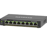 NETGEAR 8-Port Gigabit Ethernet High-Power PoE+ Plus Switch (GS308EPP)