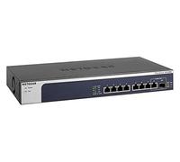 NETGEAR Commutateur Non géré Ethernet Multi-gigabit 8 Ports 10G (XS508M) - avec 1 x 10G SFP+, Ordinateur de Bureau/Rack et Protection à Vie limitée ProSAFE