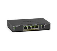 NETGEAR Commutateur PoE Gigabit Ethernet Non géré à 5 Ports (GS305PP) - avec 4 x PoE+ @ 83 W, Support de Bureau ou Mural