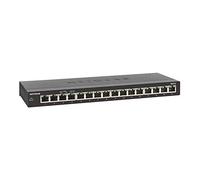 Netgear Commutateur Port Ethernet 10/100/1000 Mbps Boîtier métallique 16 Port Gigabit Noir