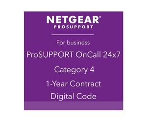 Netgear : contrat de maintenance support ONCALL 24X7 catégorie 4. 1 an