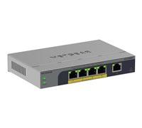 NETGEAR Easy Smart GS105EPP - Commutateur - haute puissance - C3 - intelligent - 1 x 10/100/1000 + 4 x 10/100/1000 (PoE+) - de bureau fixation murale - PoE+ (120 W)