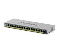 Netgear : 16PT GB PLUS SWCH W/ POE+ (GS116EP)