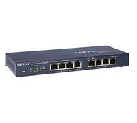 NETGEAR (FS108PEU) Switch Ethernet PoE 8 Ports RJ45 Fast (10/100), avec 4 Ports PoE @ 53 W, bureau et protection à vie ProSAFE