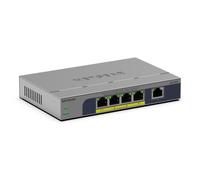 Netgear Commutateur non géré GS105P – 5 ports Gigabit PoE+ (63 W)