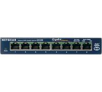 NETGEAR GS108GE commutateur réseau Gigabit Ethernet (10/100/1000) Bleu