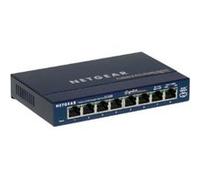 Netgear GS108GE switch 8 ports gigabit boitier métal, Prosafe