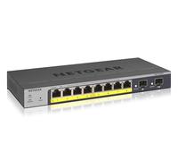 NETGEAR (GS110TP) Smart Switch Ethernet PoE Web Manageable 8 Ports RJ45 Gigabit (10/100/1000) | 8 Ports PoE 53 W et 2 Ports SFP Gigabit| Protection à vie ProSAFE