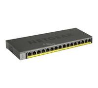 NETGEAR GS116PP Non-géré Gigabit Ethernet (10/100/1000) Connexion Ethernet, supportant l'alimentation via ce port (PoE) Noir
