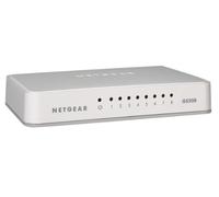 NETGEAR (GS208) Switch Ethernet 8 Ports RJ45 Gigabit (10/100/1000), Switch RJ45 Plastique, Idéal pour étendre la connectivité réseau au Sein des TPE, Bureaux à Domicile, réseaux domestiques