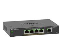 NETGEAR 5-Port Gigabit Ethernet High-Power PoE+ Plus Switch (GS305EPP) Géré L2/L3 Gigabit Ethernet (10/100/1000) Connexion Ethernet, supportant l'alimentation via ce port (PoE) Noir
