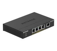 Switch Non manageable Poe+ Netgear 5 Ports Gigabit Ethernet (GS305PP) - avec 4 Ports PoE @ 83 W, pour Le Bureau, Boîtier Métallique Solide sans Ventilateur, GS305PP-100PES