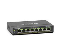NETGEAR GS308EP Commutateur réseau 8 Ports Gigabit Ethernet Plus avec 8 PoE+ @ 62 W Montage Mural ou de Bureau