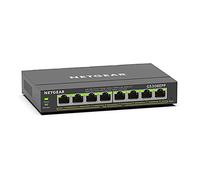 NETGEAR 8-Port Gigabit Ethernet High-Power PoE+ Plus Switch (GS308EPP) Géré L2/L3 Gigabit Ethernet (10/100/1000) Connexion Ethernet, supportant l'alimentation via ce port (PoE) Noir