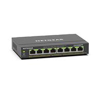 Netgear Commutateur réseau GS308EPP 8 ports Gigabit Ethernet + 8× PoE+ 123 W – mural/bureau